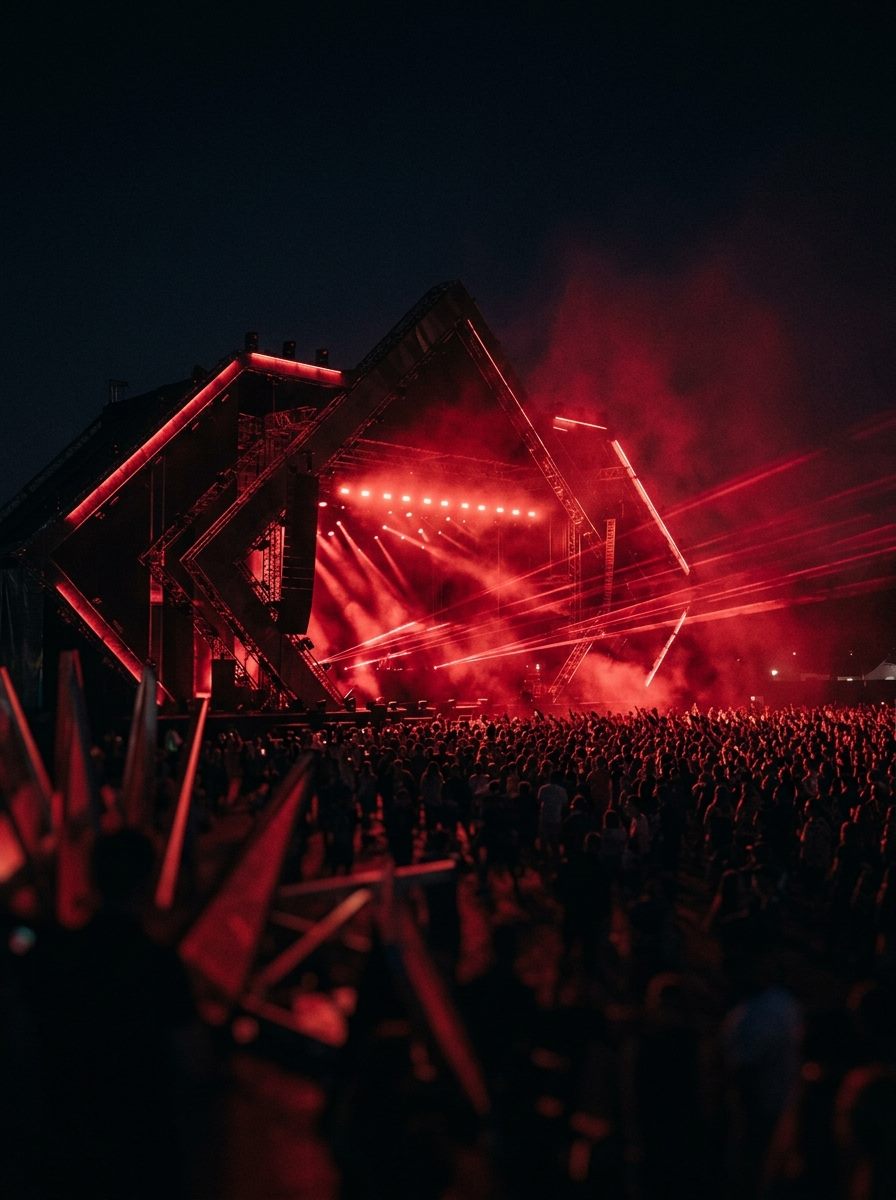 VK Fest — сцена и фан-зоны, Москва · 2024. Проект бюро ROUGE
